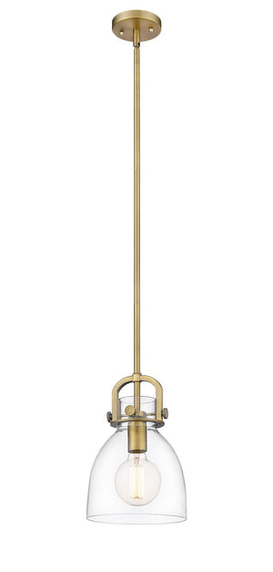 Innovations - 410-1SS-BB-G412-8CL - One Light Pendant - Downtown Urban - Brushed Brass