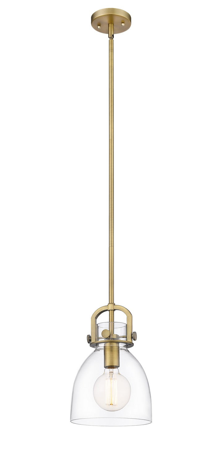 Innovations - 410-1SS-BB-G412-8CL - One Light Pendant - Downtown Urban - Brushed Brass