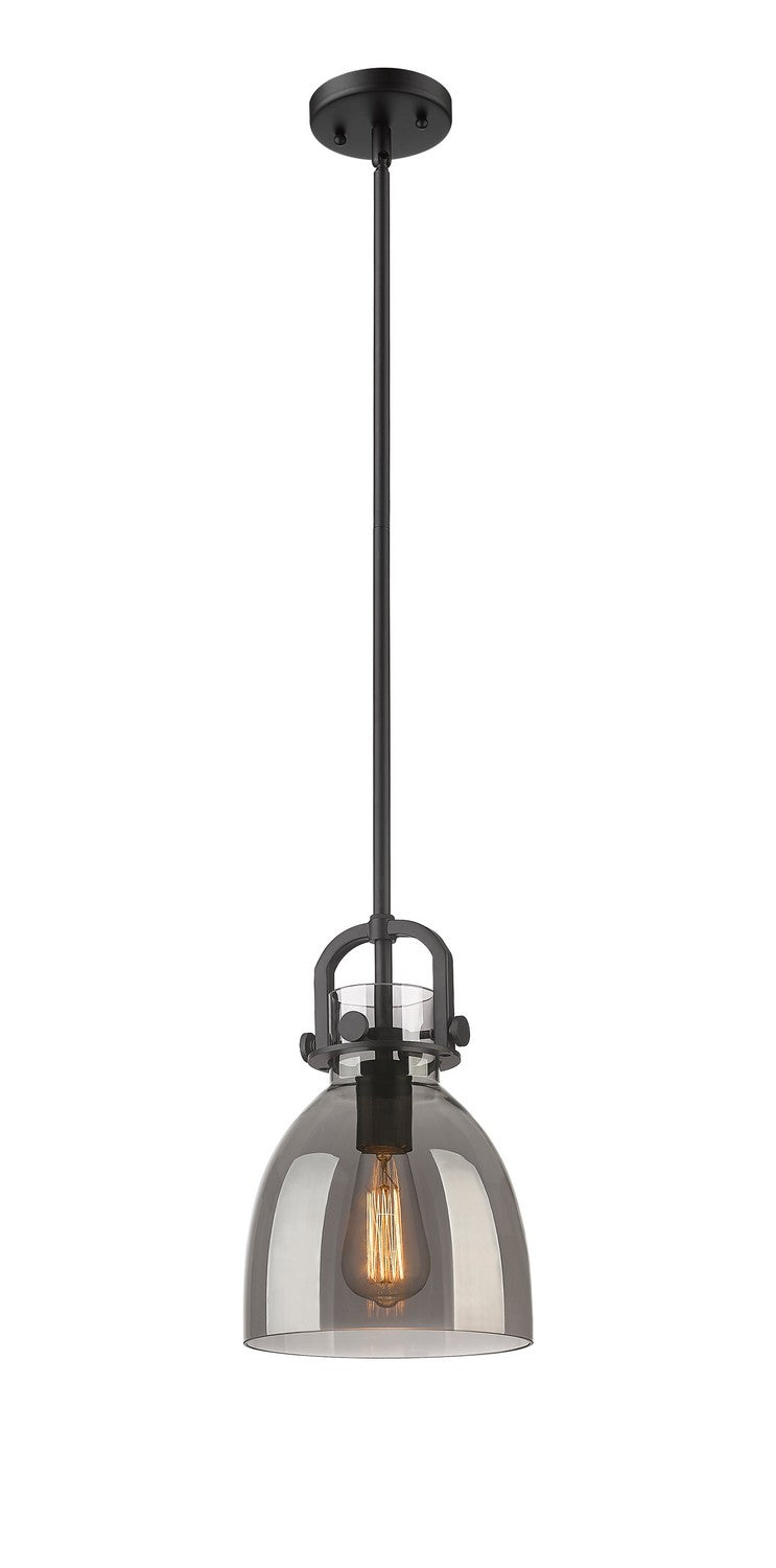 Innovations - 410-1SS-BK-G412-8SM - One Light Pendant - Downtown Urban - Matte Black