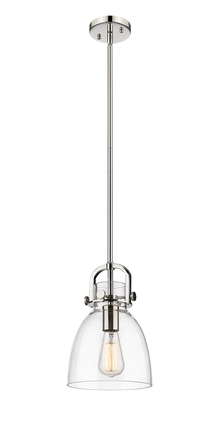 Innovations - 410-1SS-PN-G412-8CL - One Light Pendant - Downtown Urban - Polished Nickel