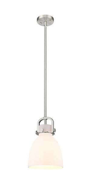 Innovations - 410-1SS-SN-G412-8WH - One Light Pendant - Downtown Urban - Satin Nickel