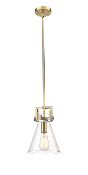 Innovations - 411-1SS-BB-G411-8SDY - One Light Pendant - Downtown Urban - Brushed Brass