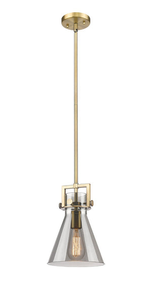 Innovations - 411-1SS-BB-G411-8SM - One Light Pendant - Downtown Urban - Brushed Brass