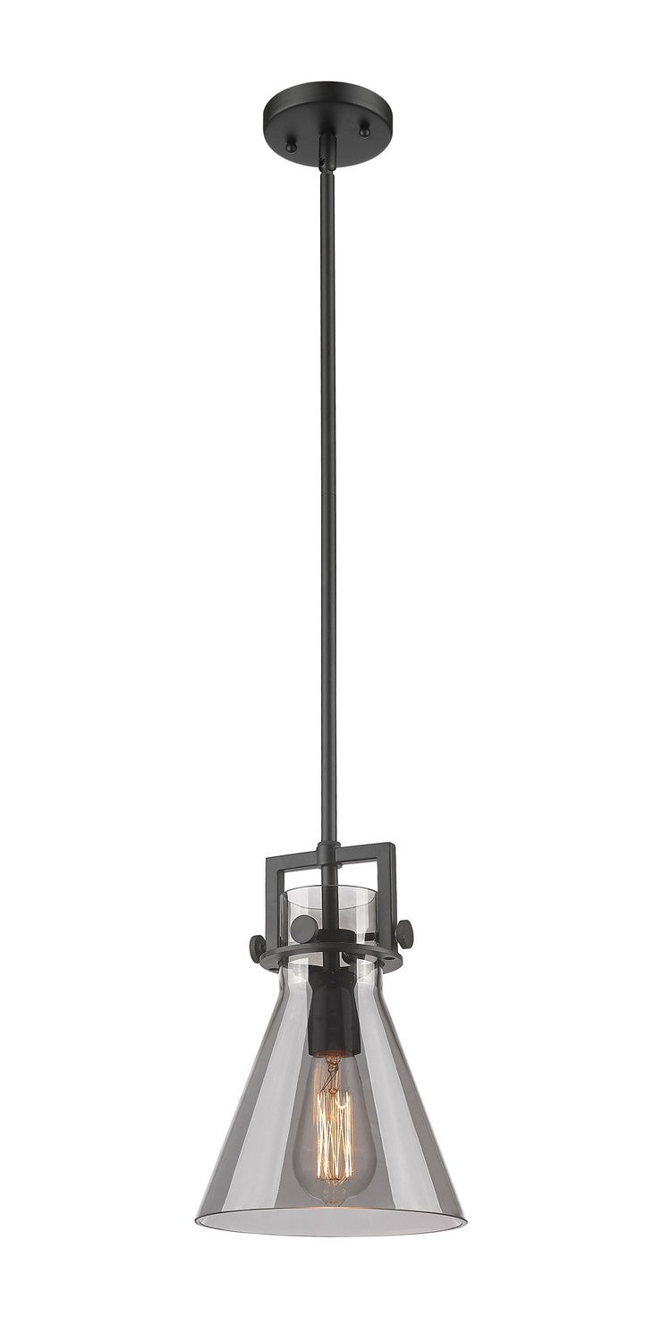 Innovations - 411-1SS-BK-G411-8SM - One Light Pendant - Downtown Urban - Matte Black