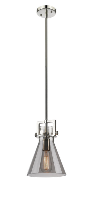 Innovations - 411-1SS-PN-G411-8SM - One Light Pendant - Downtown Urban - Polished Nickel