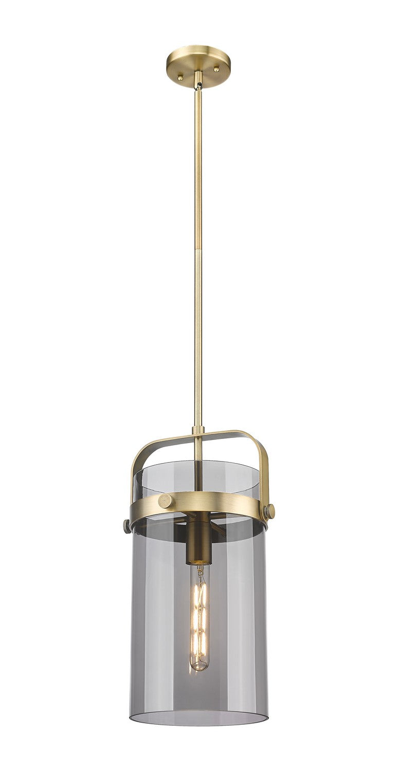 Innovations - 413-1SM-BB-G413-1S-8SM - LED Pendant - Downtown Urban - Brushed Brass