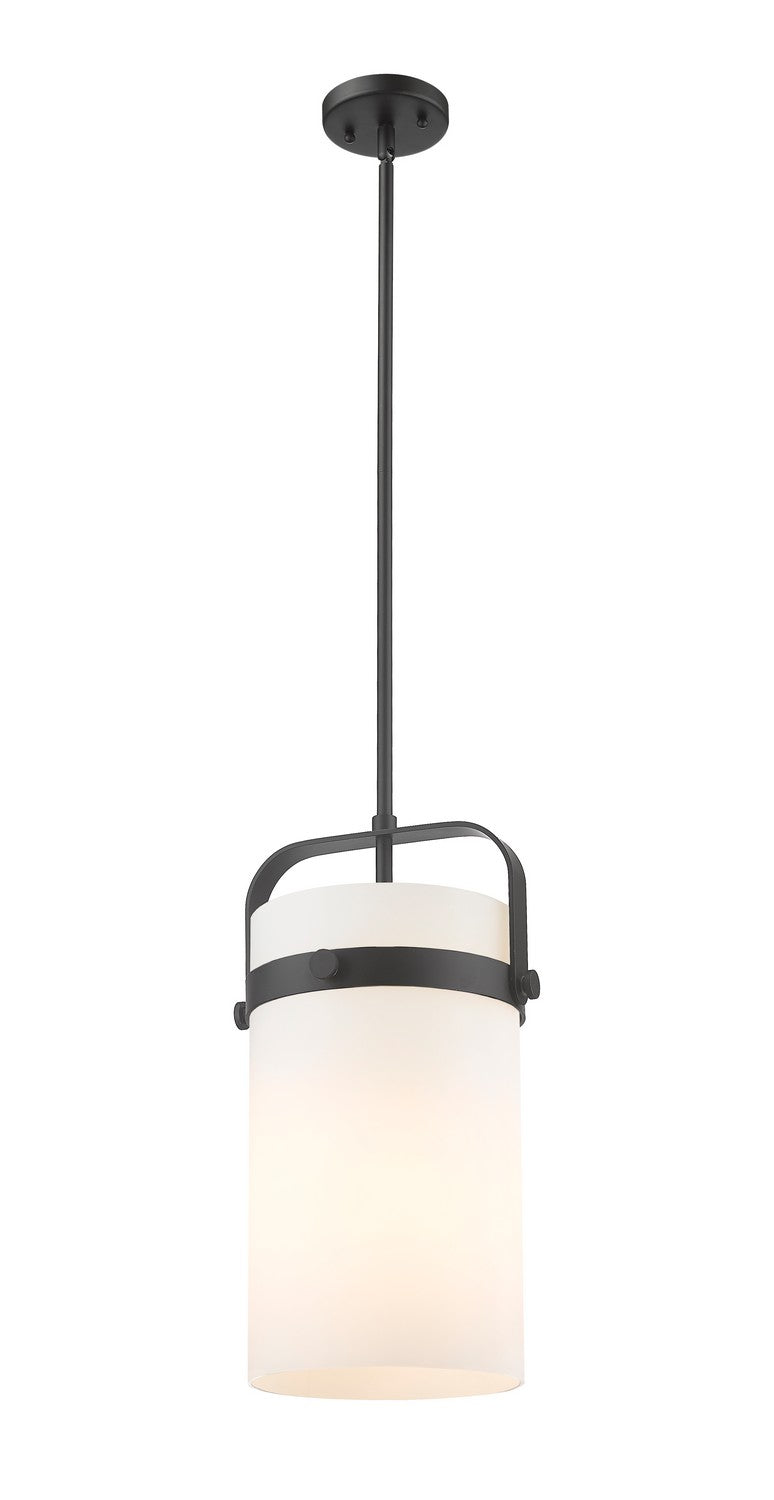 Innovations - 413-1SM-BK-G413-1S-8WH - LED Pendant - Downtown Urban - Matte Black