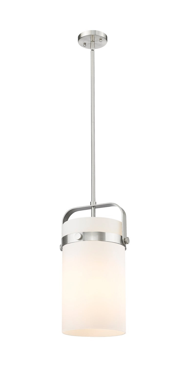 Innovations - 413-1SM-SN-G413-1S-8WH - LED Pendant - Downtown Urban - Satin Nickel