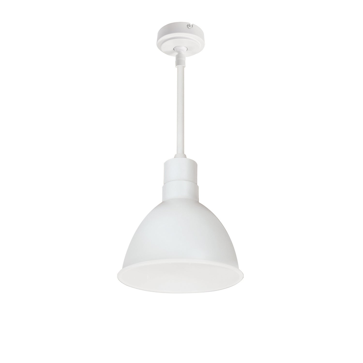 Nora Lighting - NRLM-8ST1030WWLE4/12 - Stem Mounted LED Shade - LED Rlm - White Outer / White Inner