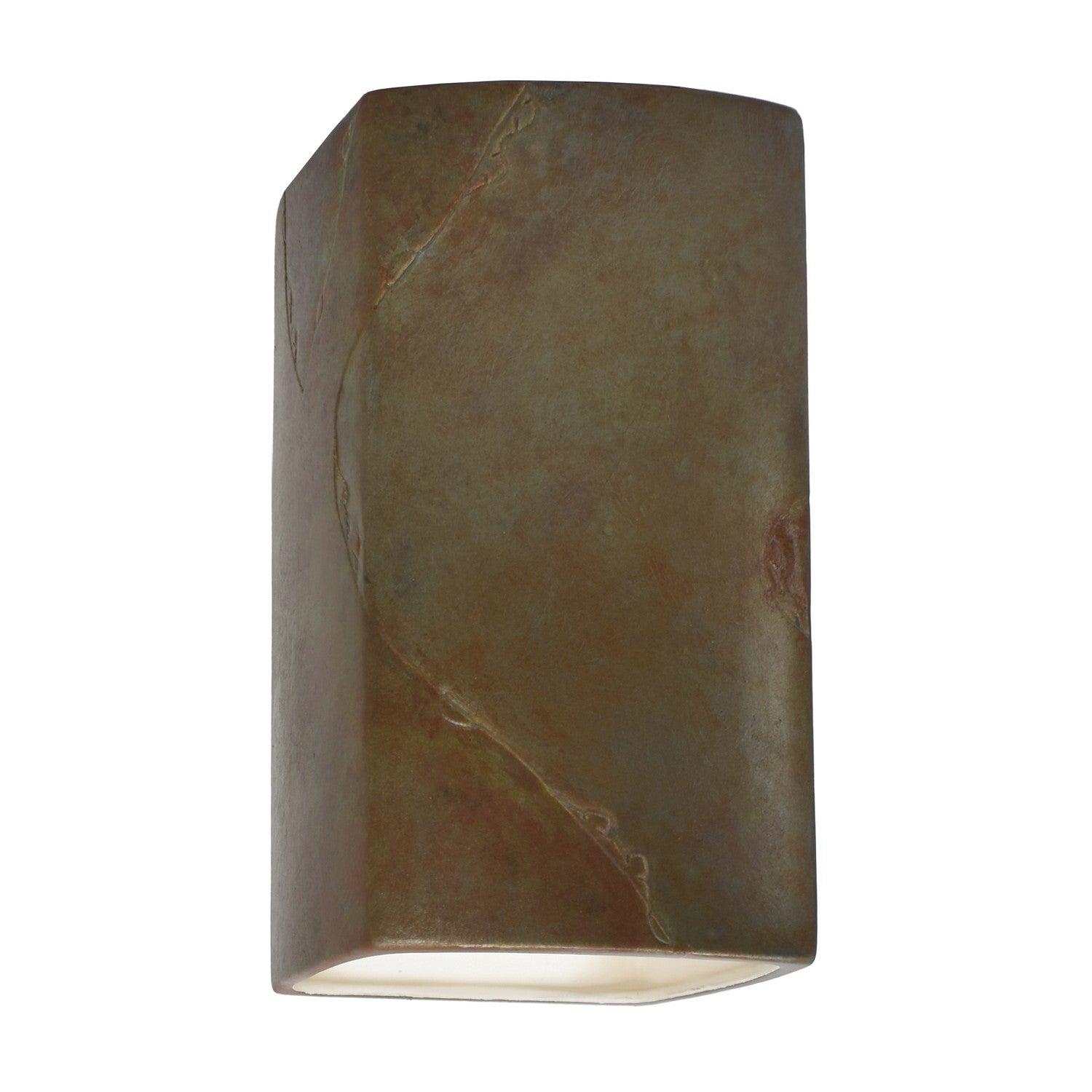 Justice Designs - CER-0910-SLTR - Lantern - Ambiance - Tierra Red Slate