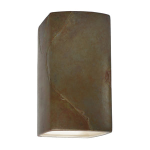 Justice Designs - CER-0910-SLTR - Lantern - Ambiance - Tierra Red Slate