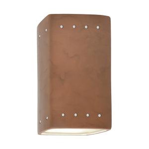 Justice Designs - CER-0920-TERA - Lantern - Ambiance - Terra Cotta