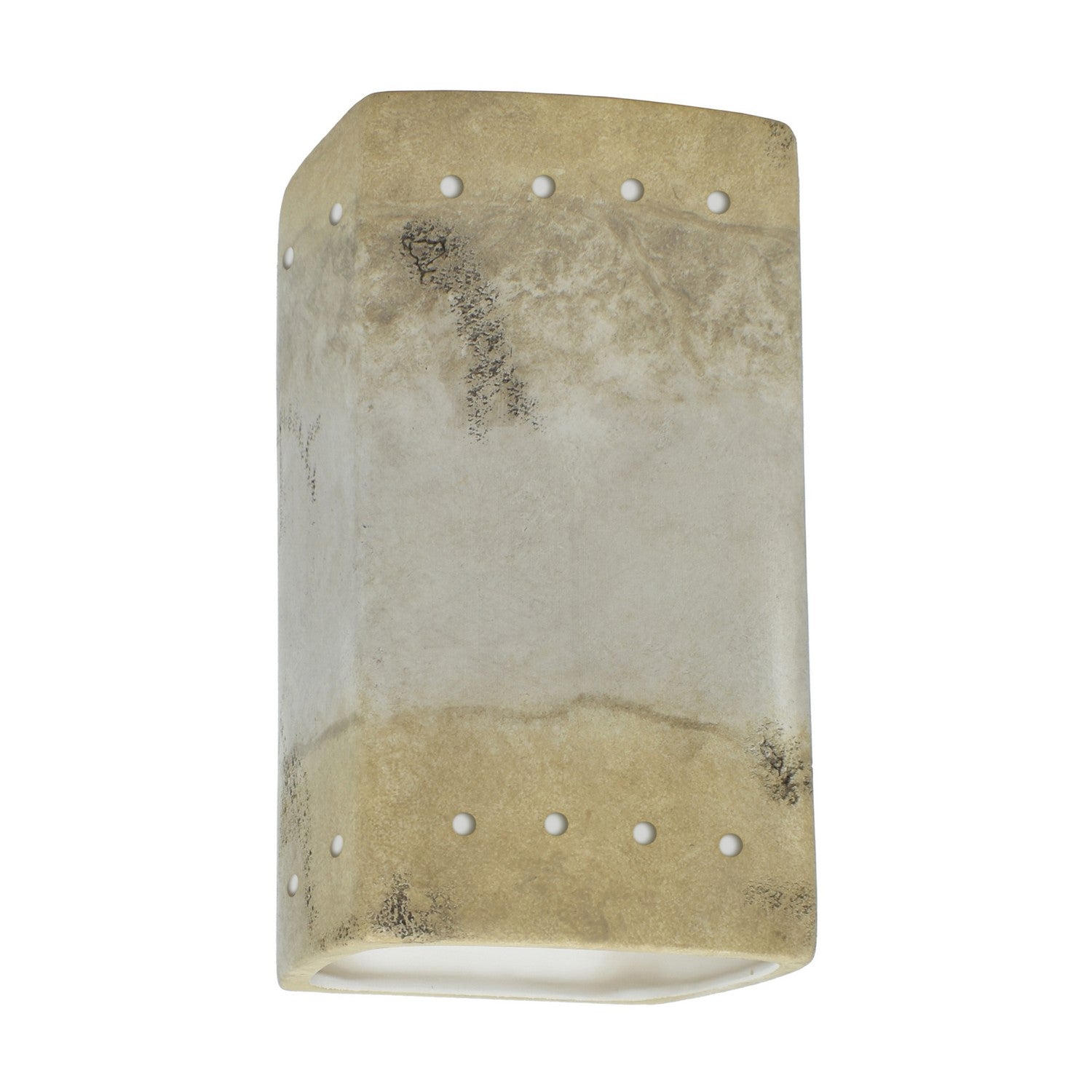 Justice Designs - CER-0920-TRAG - Lantern - Ambiance - Greco Travertine