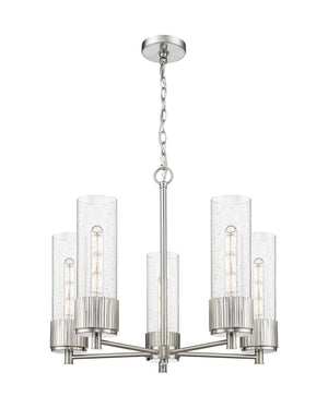 Innovations - 428-5CR-SN-G428-12SDY - LED Chandelier - Downtown Urban - Satin Nickel