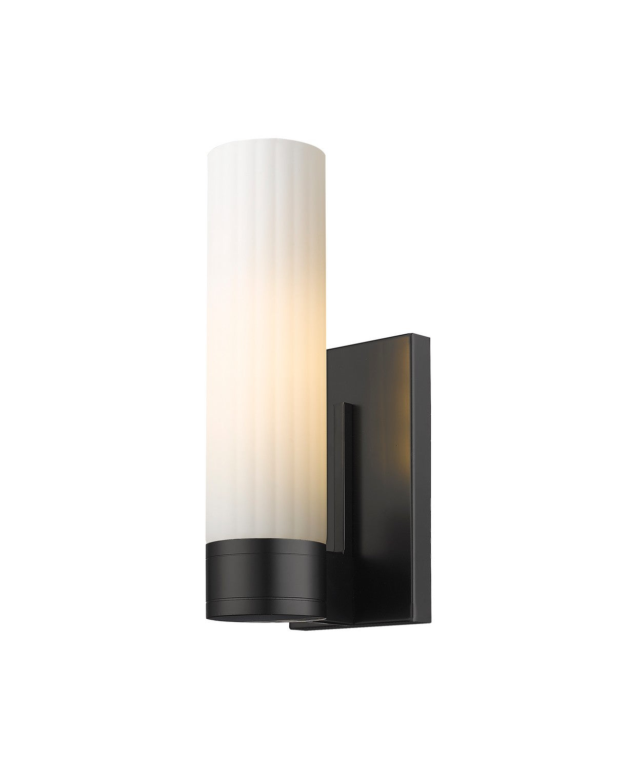 Innovations - 429-1W-BK-G429-11WH - LED Wall Sconce - Downtown Urban - Matte Black