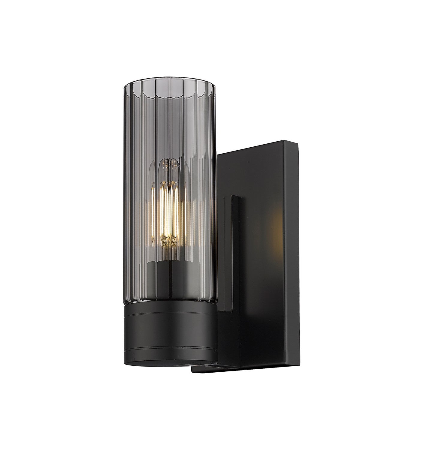 Innovations - 429-1W-BK-G429-8SM - LED Wall Sconce - Downtown Urban - Matte Black