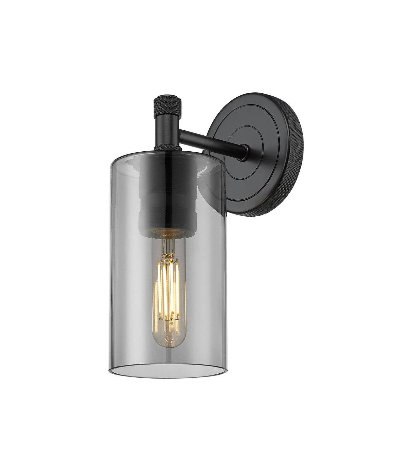 Innovations - 434-1W-BK-G434-7SM - LED Wall Sconce - Downtown Urban - Matte Black