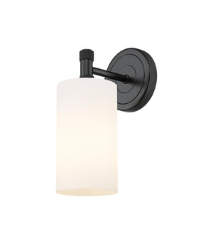 Innovations - 434-1W-BK-G434-7WH - LED Wall Sconce - Downtown Urban - Matte Black