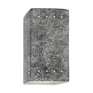 Justice Designs - CER-0920W-GRAN - Lantern - Ambiance - Granite