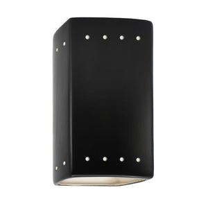 Justice Designs - CER-0920W-CRB - Lantern - Ambiance - Carbon - Matte Black