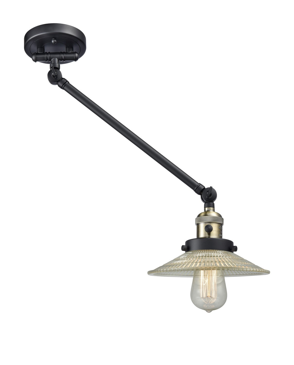 Innovations - 237-BAB-G2-LED - LED Swing Arm Lamp - Franklin Restoration - Black Antique Brass