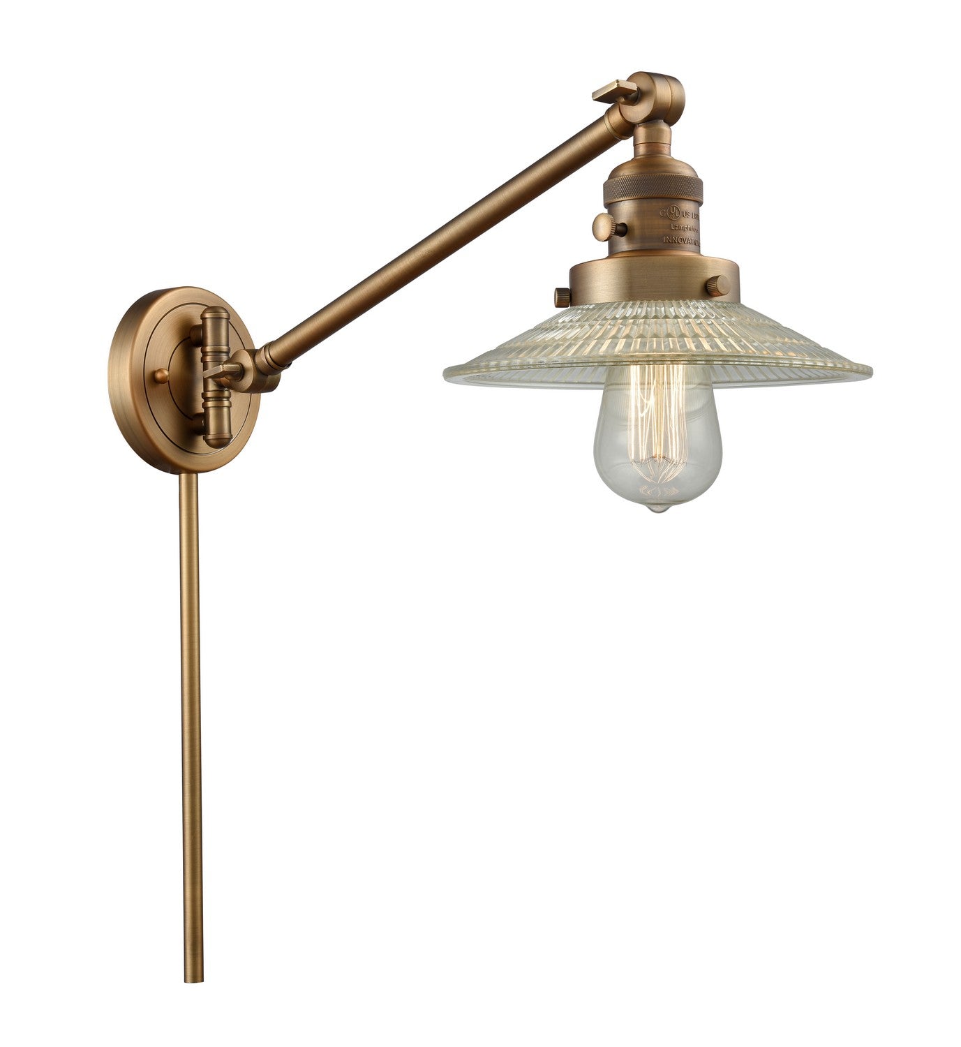 Innovations - 237-BB-G2-LED - LED Swing Arm Lamp - Franklin Restoration - Brushed Brass