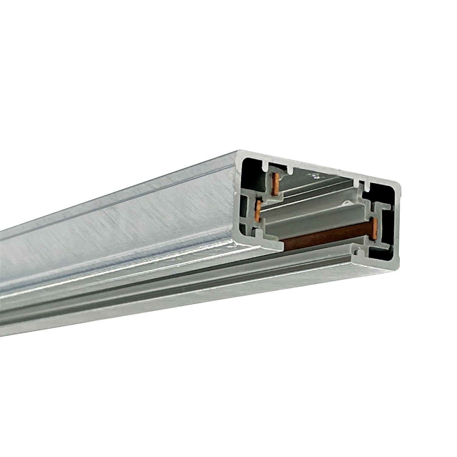 Nora Lighting - NT-301N - 2' Track, 1 Circuit - Track Syst & Comp-1 Cir - Natural Metal