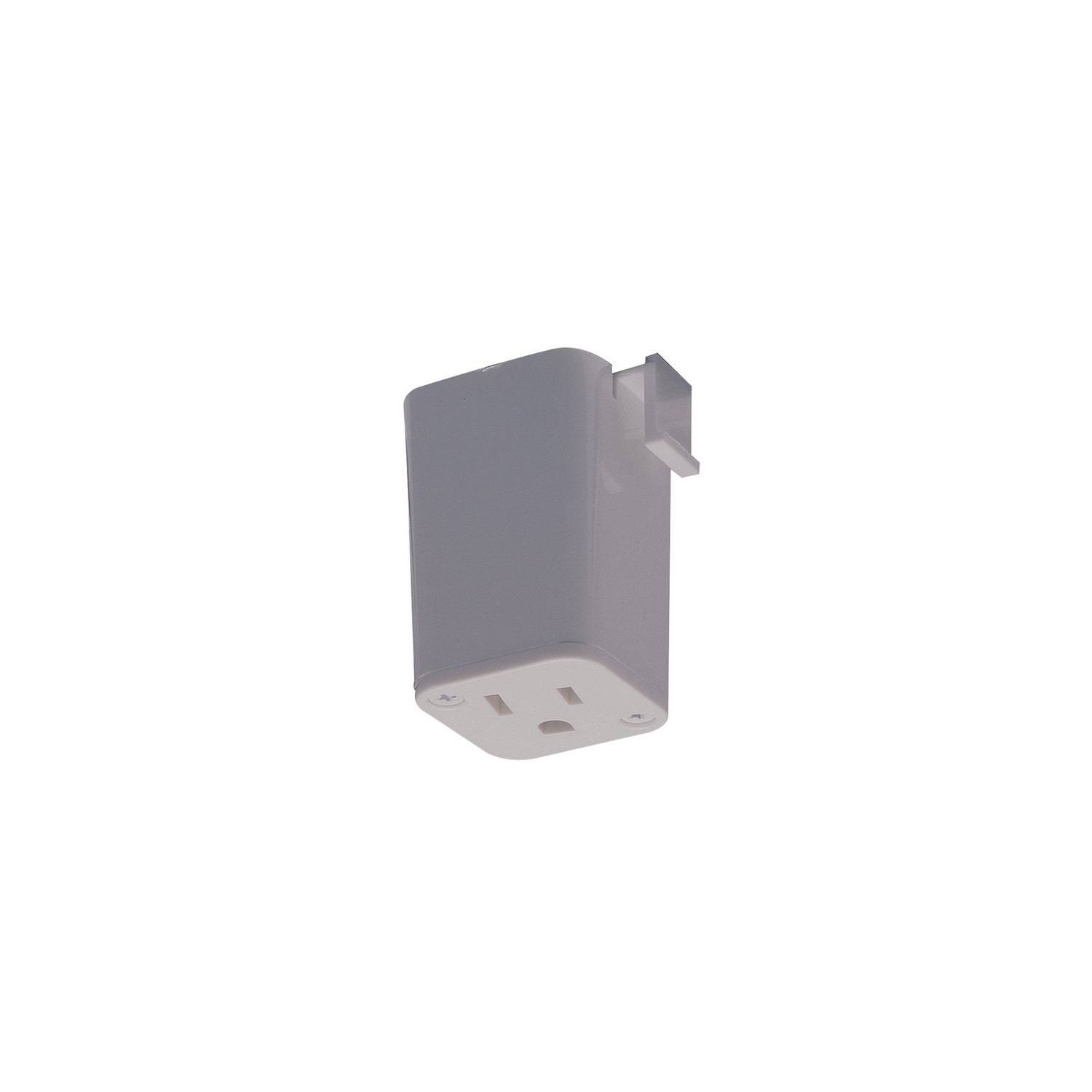 Nora Lighting - NT-327S/L - Outlet Adaptor, 1 Or 2 Circuit Track, L-Style, - Track Syst & Comp-1 Cir