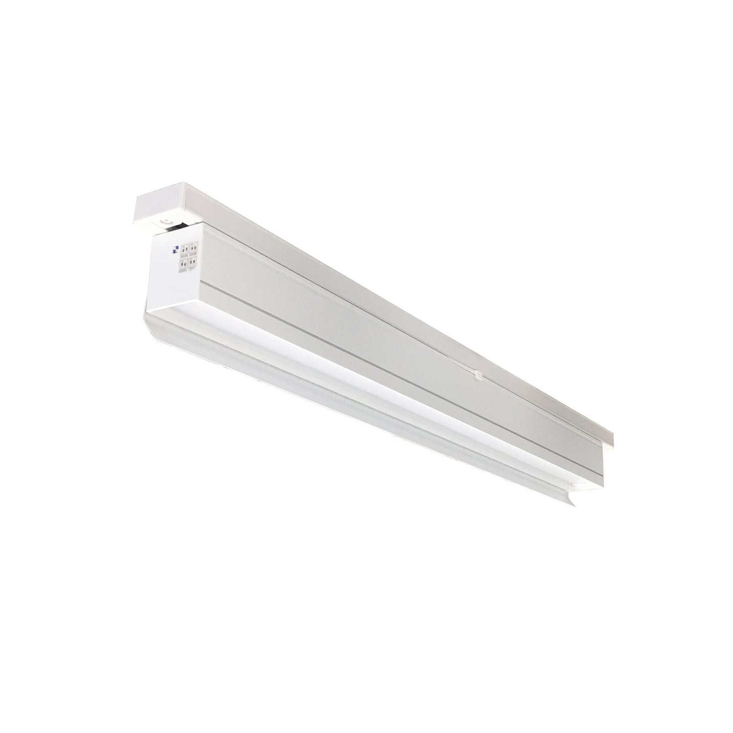 Nora Lighting - NTE-LIN4VISW - 4' Visor For T-Line Track - Track LED - White