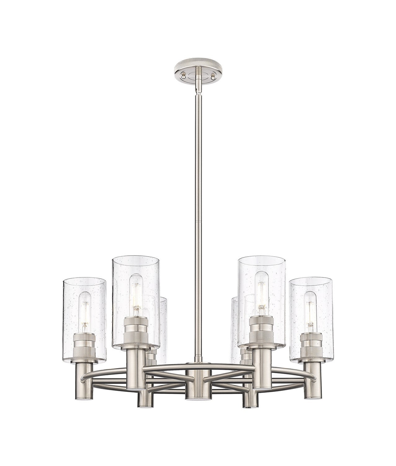 Innovations - 434-6CR-SN-G434-7SDY - LED Chandelier - Downtown Urban - Satin Nickel