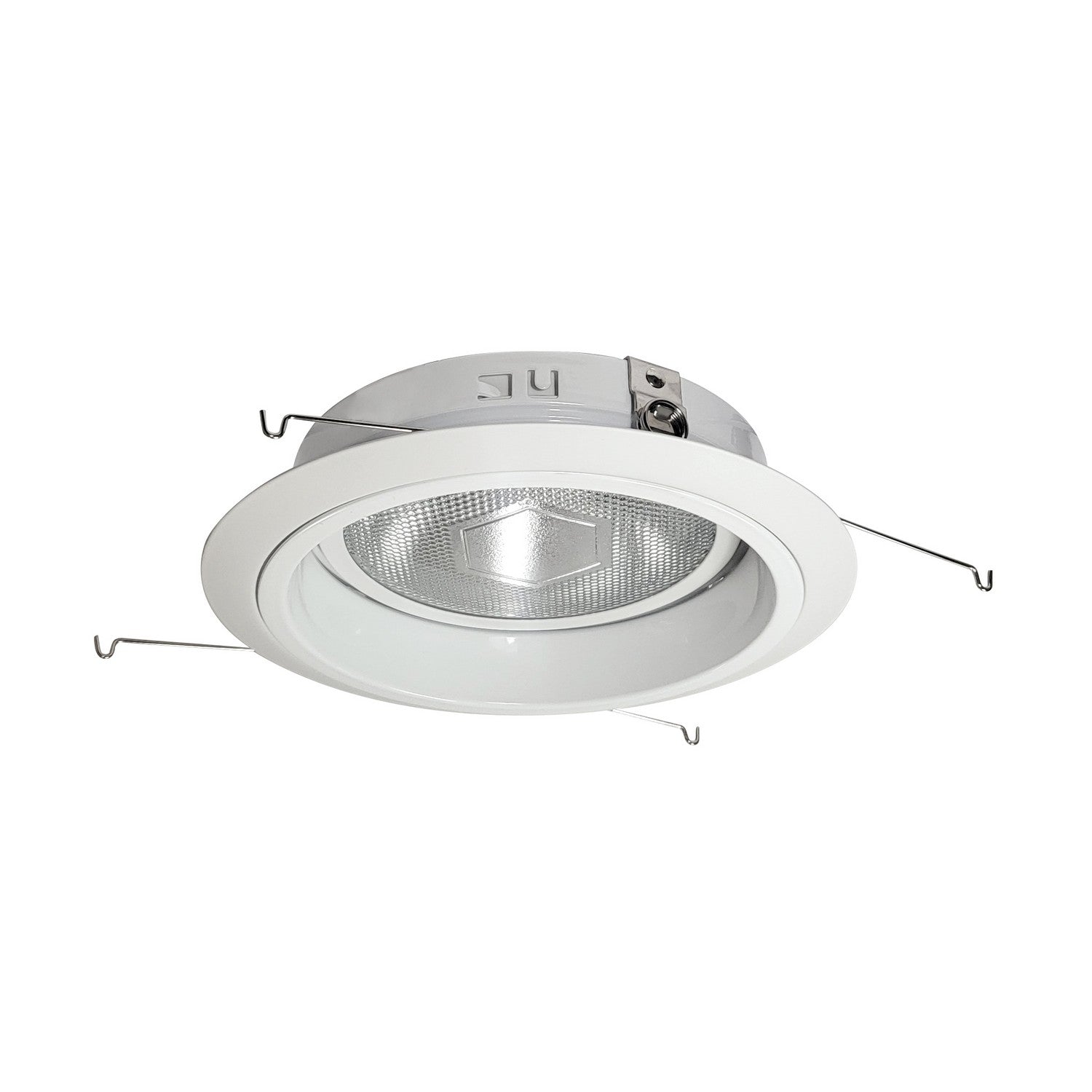 Nora Lighting - NTM-57W/M1 - 6" Par38 Specular Reflectorector W/ Rivet W/ Gimbal Ring - Rec Inc 6" Trim