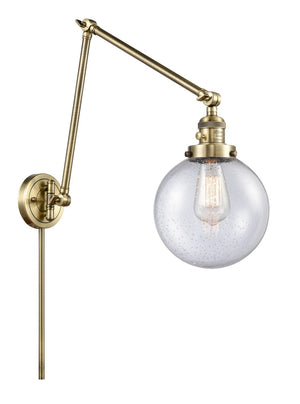 Innovations - 238-AB-G204-8-LED - LED Swing Arm Lamp - Franklin Restoration - Antique Brass