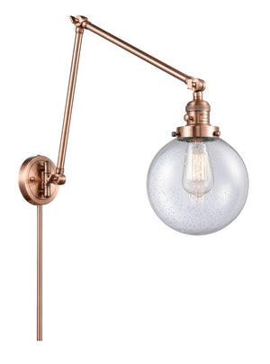 Innovations - 238-AC-G204-8-LED - LED Swing Arm Lamp - Franklin Restoration - Antique Copper