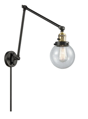 Innovations - 238-BAB-G204-6-LED - LED Swing Arm Lamp - Franklin Restoration - Black Antique Brass