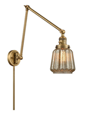 Innovations - 238-BB-G146-LED - LED Swing Arm Lamp - Franklin Restoration - Brushed Brass