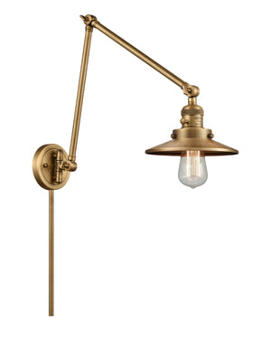 Innovations - 238-BB-M4-LED - LED Swing Arm Lamp - Franklin Restoration - Brushed Brass