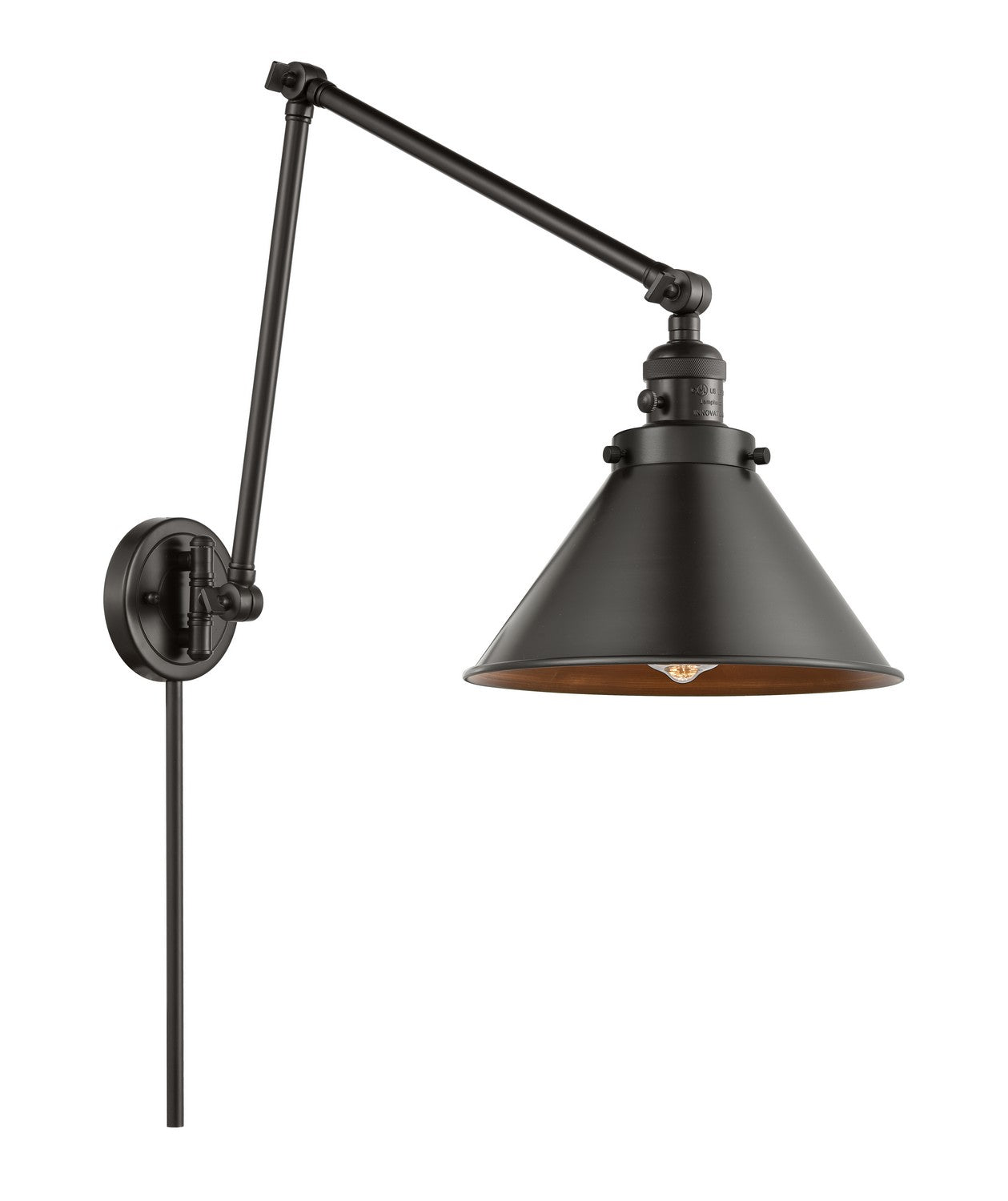 Innovations - 238-OB-M10-OB-LED - LED Swing Arm Lamp - Franklin Restoration - Oil Rubbed Bronze