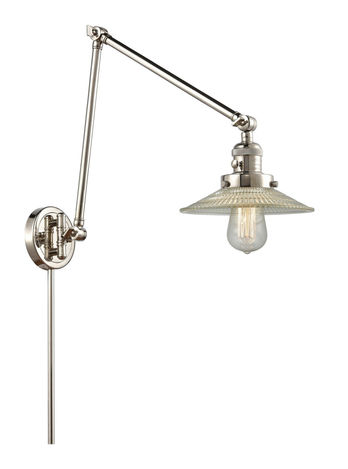 Innovations - 238-PN-G2-LED - LED Swing Arm Lamp - Franklin Restoration - Polished Nickel