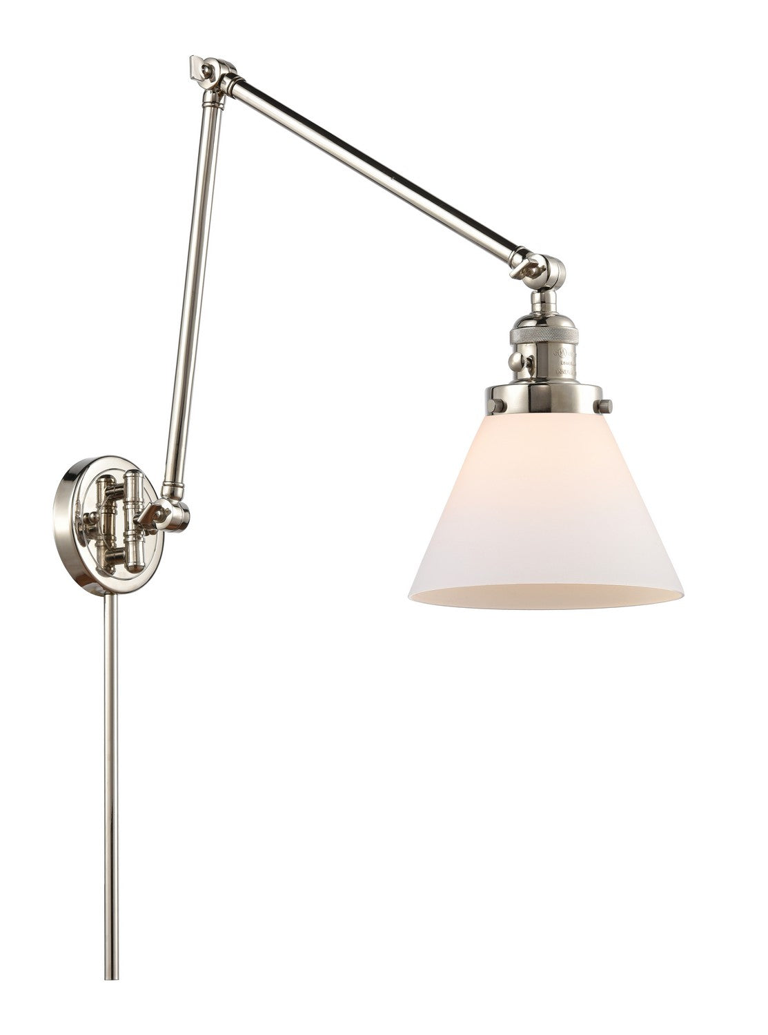 Innovations - 238-PN-G41-LED - LED Swing Arm Lamp - Franklin Restoration - Polished Nickel