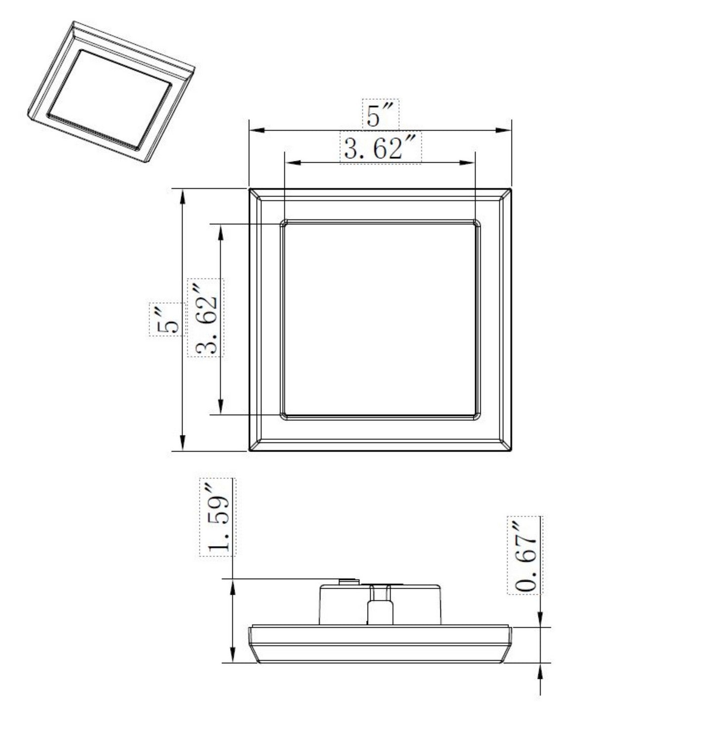 Nuvo Lighting - 62-1704 - LED Flush Mount - White