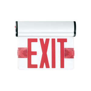 Medinah Power - EDGE-ES-S-03 - LED Emergency Edge-Lit Exit Sign - White