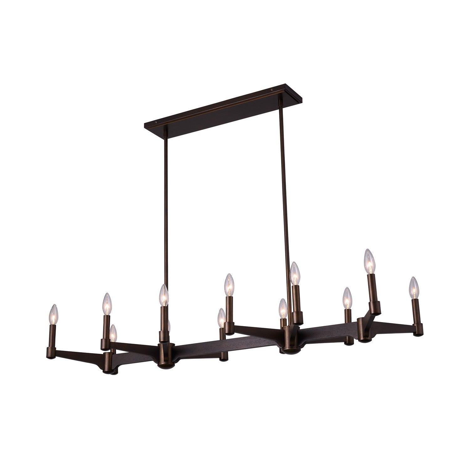 Kalco - 519061VBZ - 12 Light Island Pendant - Tono - Vintage Bronze