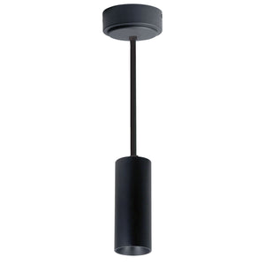 Nora Lighting - NYLM-2ST27XBBLE3A/12 - 2"Pendant - Cylinder Ilene - Black