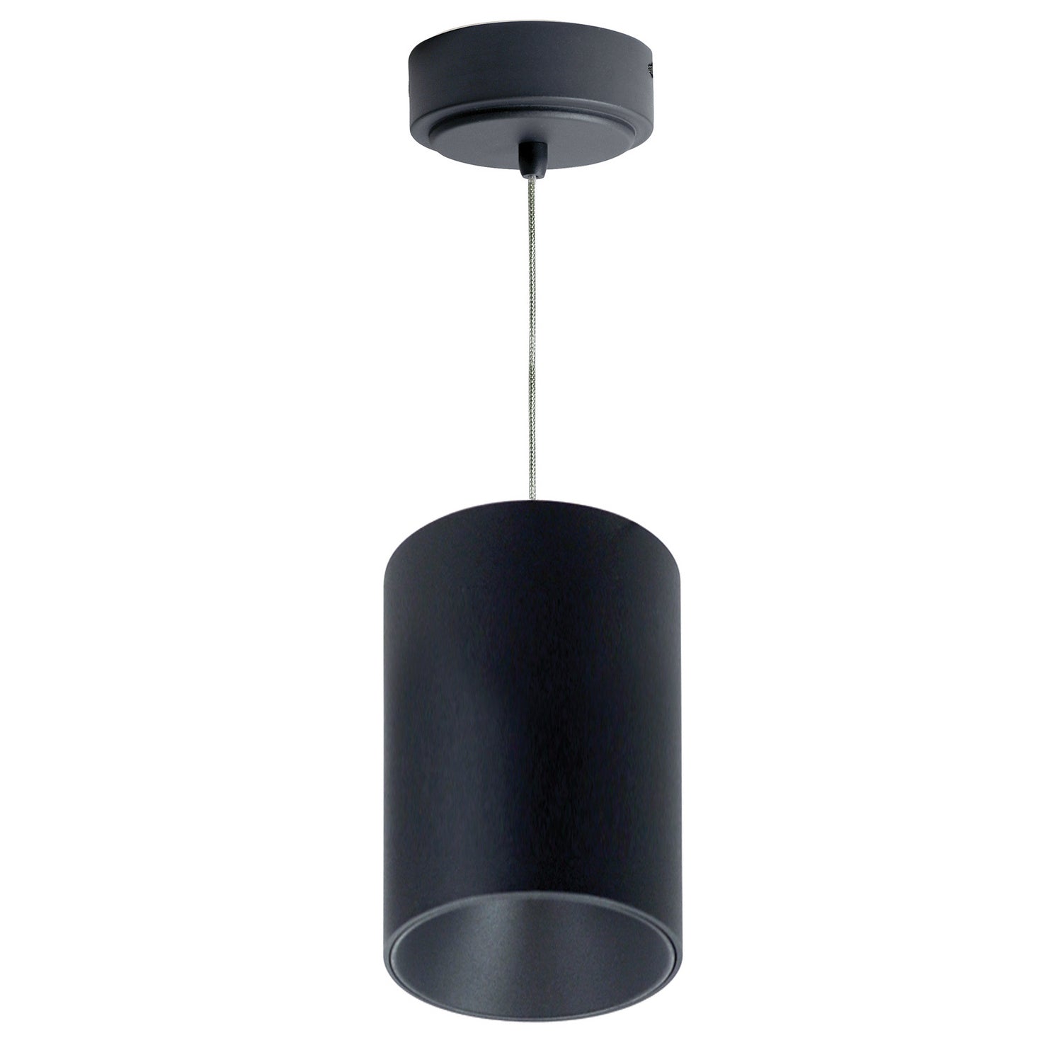 Nora Lighting - NYLM-5C27XBBLE4 - 35W Ilene Cyl Pendant 18/28/42 - Cylinder Ilene - Black