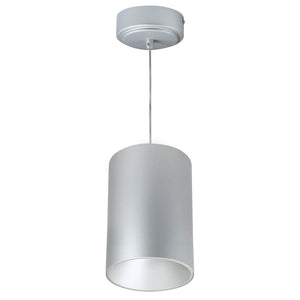 Nora Lighting - NYLM-5C27XSSLE4 - 35W Ilene Cyl Pendant 18/28/42 - Cylinder Ilene - Silver