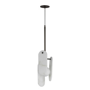 Studio M - SM24812WAGM - LED Pendant - Megalith - Stone - Gunmetal