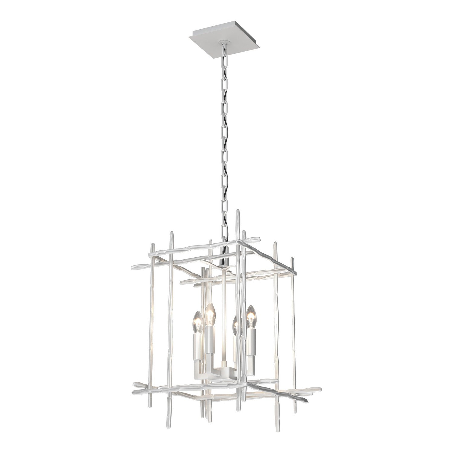 Hubbardton Forge - 101315-SKT-02 - Four Light Chandelier - Tura - White