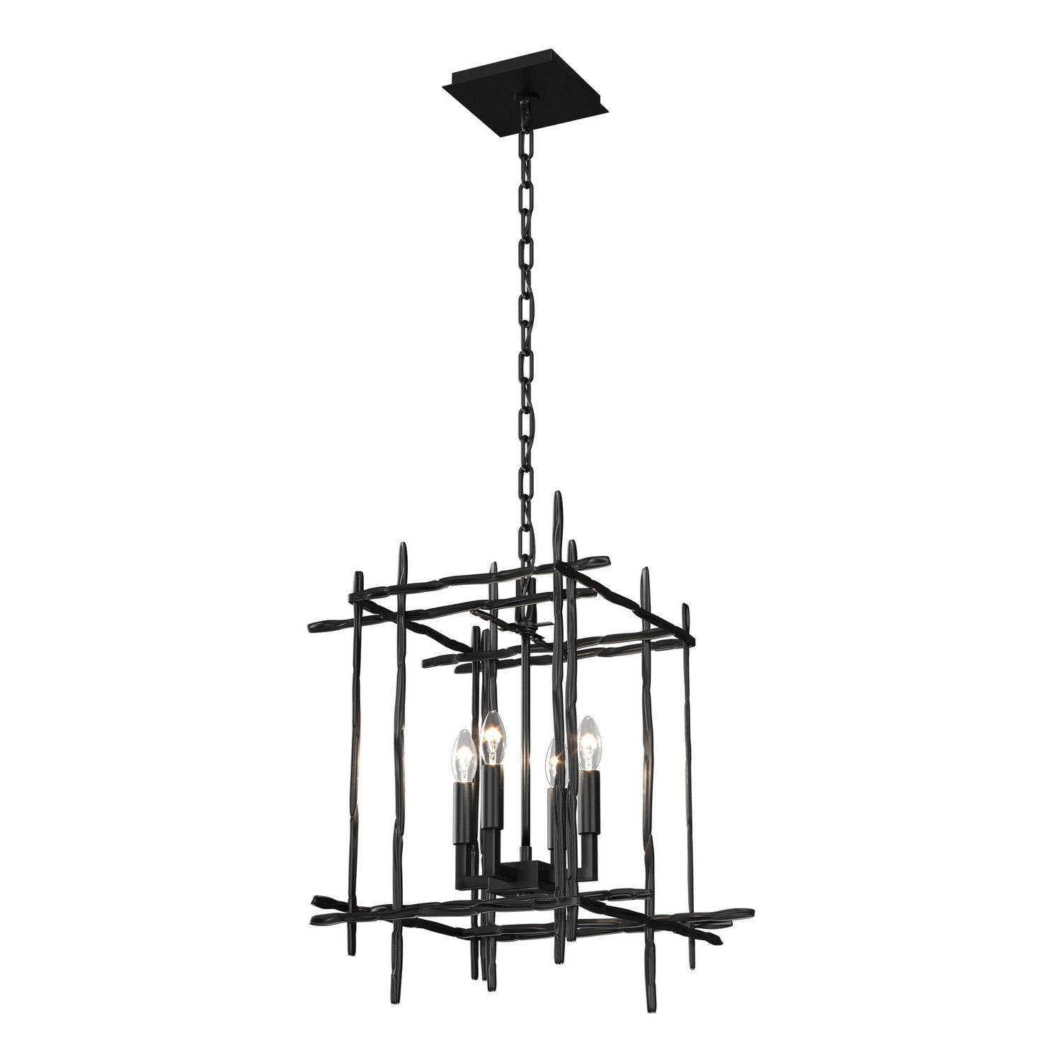 Hubbardton Forge - 101315-SKT-89 - Four Light Chandelier - Tura - Ink