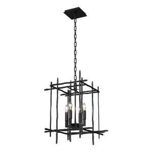 Hubbardton Forge - 101315-SKT-89 - Four Light Chandelier - Tura - Ink