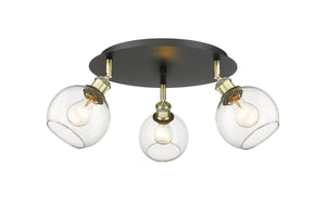 Innovations - 516-3C-BAB-G122-6 - Three Light Flush Mount - Downtown Urban - Black Antique Brass